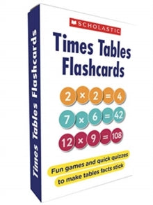 National Curriculum Times Tables  Times Tables Flashcards - Scholastic (Cards) 03-12-2020 