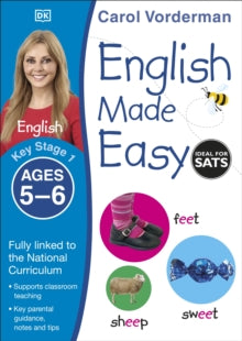 Made Easy Workbooks  English Made Easy, Ages 5-6 (Key Stage 1): Supports the National Curriculum, English Exercise Book - Carol Vorderman (Paperback) 01-07-2014 