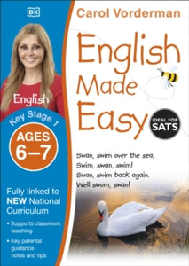 Made Easy Workbooks  English Made Easy, Ages 6-7 (Key Stage 1): Supports the National Curriculum, Preschool and Primary Exercise Book - Carol Vorderman (Paperback) 01-07-2014 