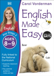 Made Easy Workbooks  English Made Easy, Ages 8-9 (Key Stage 2): Supports the National Curriculum, English Exercise Book - Carol Vorderman (Paperback) 01-07-2014 