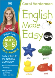 Made Easy Workbooks  English Made Easy: Early Reading, Ages 3-5 (Preschool): Supports the National Curriculum, Reading Exercise Book - Carol Vorderman (Paperback) 01-07-2014 