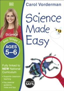 Made Easy Workbooks  Science Made Easy, Ages 5-6 (Key Stage 1): Supports the National Curriculum, Science Exercise Book - Carol Vorderman (Paperback) 01-07-2014 