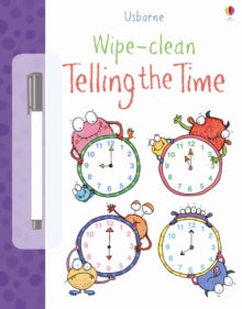 Wipe-Clean  Wipe-clean Telling the Time - Jessica Greenwell; Jessica Greenwell; Kimberley Scott (Paperback) 01-05-2013 