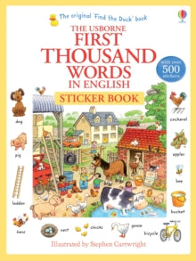 First Thousand Words Sticker Book  First Thousand Words in English Sticker Book - Heather Amery; Heather Amery; Stephen Cartwright (Paperback) 01-07-2014 