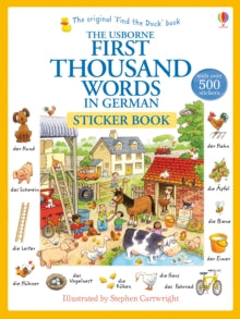 First Thousand Words Sticker Book  First Thousand Words in German Sticker Book - Heather Amery; Heather Amery; Stephen Cartwright (Paperback) 01-12-2014 