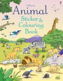 Sticker & Colouring book  Animal Sticker and Colouring Book - Jessica Greenwell; Jessica Greenwell; Cecilia Johansson (Paperback) 01-10-2014 