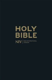 New International Version  NIV Thinline Black Leather Bible - New International Version (Hardback) 22-05-2014 