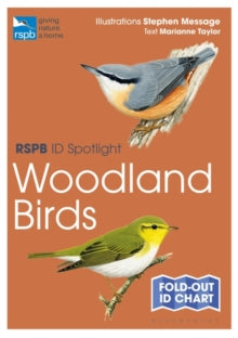 RSPB  RSPB ID Spotlight - Woodland Birds - Marianne Taylor; Stephen Message (Fold-out book or chart) 10-06-2021 