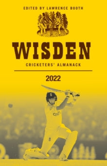 Wisden Cricketers' Almanack 2022 - Lawrence Booth (Hardback) 21-04-2022 