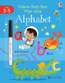 Usborne Early Years Wipe-clean  Early Years Wipe-Clean Alphabet - Jessica Greenwell; Jessica Greenwell; Ailie Busby (Paperback) 04-02-2021 