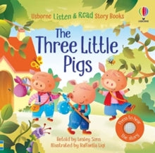 Listen and Read Story Books  Listen and Read: The Three Little Pigs - Raffaella Ligi; Lesley Sims (Board book) 28-04-2022 