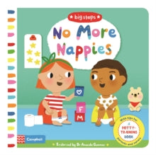 Big Steps  No More Nappies: A Potty-Training Book - Marion Cocklico; Campbell Books (Board book) 22-03-2018 