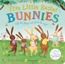 The Bunny Adventures  Five Little Easter Bunnies: A Lift-the-Flap Adventure - Martha Mumford; Sarah Jennings (Board book) 02-02-2023 