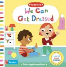 Campbell Big Steps  We Can Get Dressed: Putting on My Clothes - Marion Cocklico; Marion Cocklico (Board book) 25-07-2019 