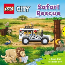 LEGO (R) City. Push, Pull and Slide Books  LEGO (R) City. Safari Rescue: A Push, Pull and Slide Book - AMEET Studio; Macmillan Children's Books (HARDCOVER) 07-07-2022 