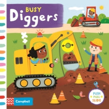 Campbell Busy Books  Busy Diggers - Campbell Books; Edita Hajdu (Board book) 13-05-2021 
