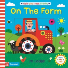 Hide and Seek Stories  On the Farm - Campbell Books; Jo Lodge (Board Book) 07-07-2022 