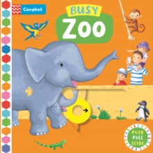 Campbell Busy Books  Busy Zoo - Rebecca Finn; Ruth Redford (Board book) 14-04-2022 