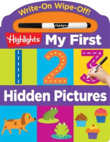 Write-On Wipe-Off Board Books  Write-On Wipe-Off: My First 123 Hidden Pictures - Highlights (Board book) 04-08-2020 