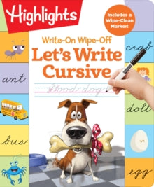 Write-On Wipe-Off  Write-On Wipe-Off: Let's Write Cursive - Highlights (Spiral bound) 04-08-2020 