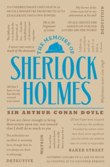 Word Cloud Classics  The Memoirs of Sherlock Holmes - Sir Arthur Conan Doyle (Paperback) 14-10-2021 