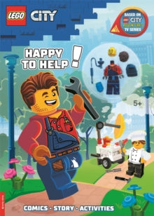 LEGO (R) City: Happy to Help! Activity Book (with Harl Hubbs minifigure) - Buster Books (Paperback) 29-10-2020 