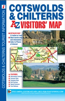 Cotswolds and Chilterns A-Z Visitors' Map - A-Z maps (Sheet map, folded) 04-04-2014 