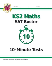 New KS2 Maths SAT Buster 10-Minute Tests - Book 1 (for the 2022 tests) - CGP Books; CGP Books (Paperback) 05-12-2014 