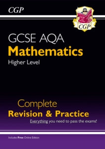 New GCSE Maths AQA Complete Revision & Practice: Higher inc Online Ed, Videos & Quizzes - CGP Books; CGP Books (Paperback) 08-04-2015 