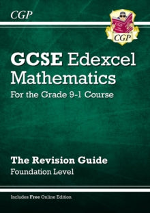 New GCSE Maths Edexcel Revision Guide: Foundation inc Online Edition, Videos & Quizzes - Parsons, Richard; CGP Books (Paperback) 01-04-2015 