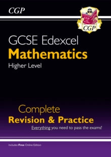 New GCSE Maths Edexcel Complete Revision & Practice: Higher inc Online Ed, Videos & Quizzes - CGP Books; CGP Books (Paperback) 08-04-2015 