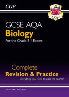 New GCSE Biology AQA Complete Revision & Practice includes Online Ed, Videos & Quizzes - CGP Books; CGP Books (Paperback) 23-06-2016 