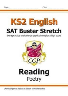 New KS2 English Reading SAT Buster Stretch: Poetry (for the 2022 tests) - CGP Books; CGP Books (Paperback) 04-09-2017 