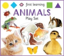 First Learning Play Sets  First Learning Animals Play Set - Roger Priddy (Hardback) 01-05-2018 