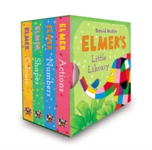 Elmer's Little Library - David McKee (Board book) 07-01-2016 