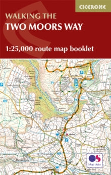 Two Moors Way Map Booklet: 1:25,000 OS Route Mapping - Sue Viccars (Paperback) 22-02-2019 