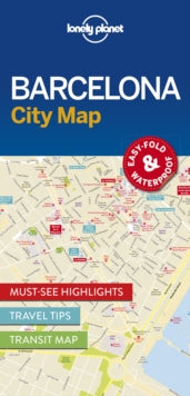 Map  Lonely Planet Barcelona City Map - Lonely Planet; Lonely Planet (Sheet map folded) 01-09-2016 