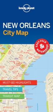 Map  Lonely Planet New Orleans City Map - Lonely Planet; Lonely Planet (Sheet map folded) 01-01-2017 