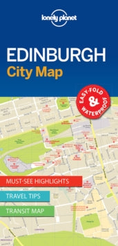 Map  Lonely Planet Edinburgh City Map - Lonely Planet (Sheet map, folded) 13-01-2017 