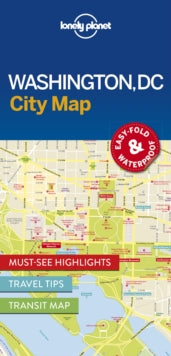 Map  Lonely Planet Washington DC City Map - Lonely Planet (Sheet map, folded) 09-09-2016 