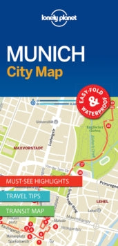 Map  Lonely Planet Munich City Map - Lonely Planet; Lonely Planet (Sheet map folded) 01-01-2017 