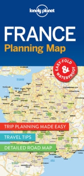 Map  Lonely Planet France Planning Map - Lonely Planet (Sheet map, folded) 09-06-2017 