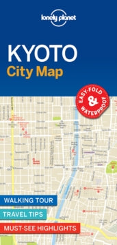 Map  Lonely Planet Kyoto City Map - Lonely Planet (Sheet map, folded) 01-09-2017 