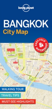 Map  Lonely Planet Bangkok City Map - Lonely Planet (Sheet map, folded) 01-09-2017 