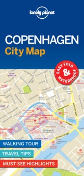 Map  Lonely Planet Copenhagen City Map - Lonely Planet (Sheet map, folded) 08-06-2018 