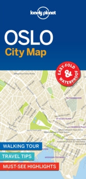 Map  Lonely Planet Oslo City Map - Lonely Planet (Sheet map, folded) 08-06-2018 