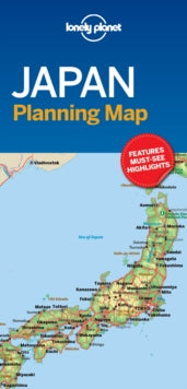 Map  Lonely Planet Japan Planning Map - Lonely Planet (Sheet map, folded) 13-07-2018 