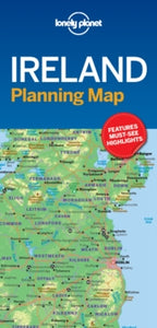 Map  Lonely Planet Ireland Planning Map - Lonely Planet (Sheet map, folded) 01-07-2018 