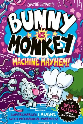 Bunny vs Monkey: Machine Mayhem - Jamie Smart (Paperback) 06-07-2023 