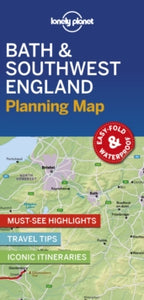 Map  Lonely Planet Bath & Southwest England Planning Map - Lonely Planet (Sheet map, folded) 25-03-2019 
